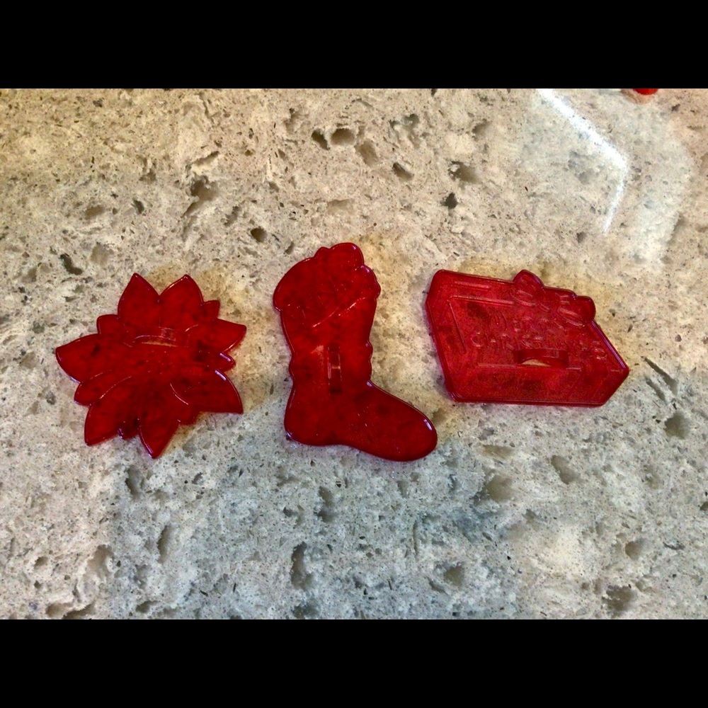 10pc Vintage Hallmark, HRM & Wilton Christmas Plastic Quality Cookie Cutters